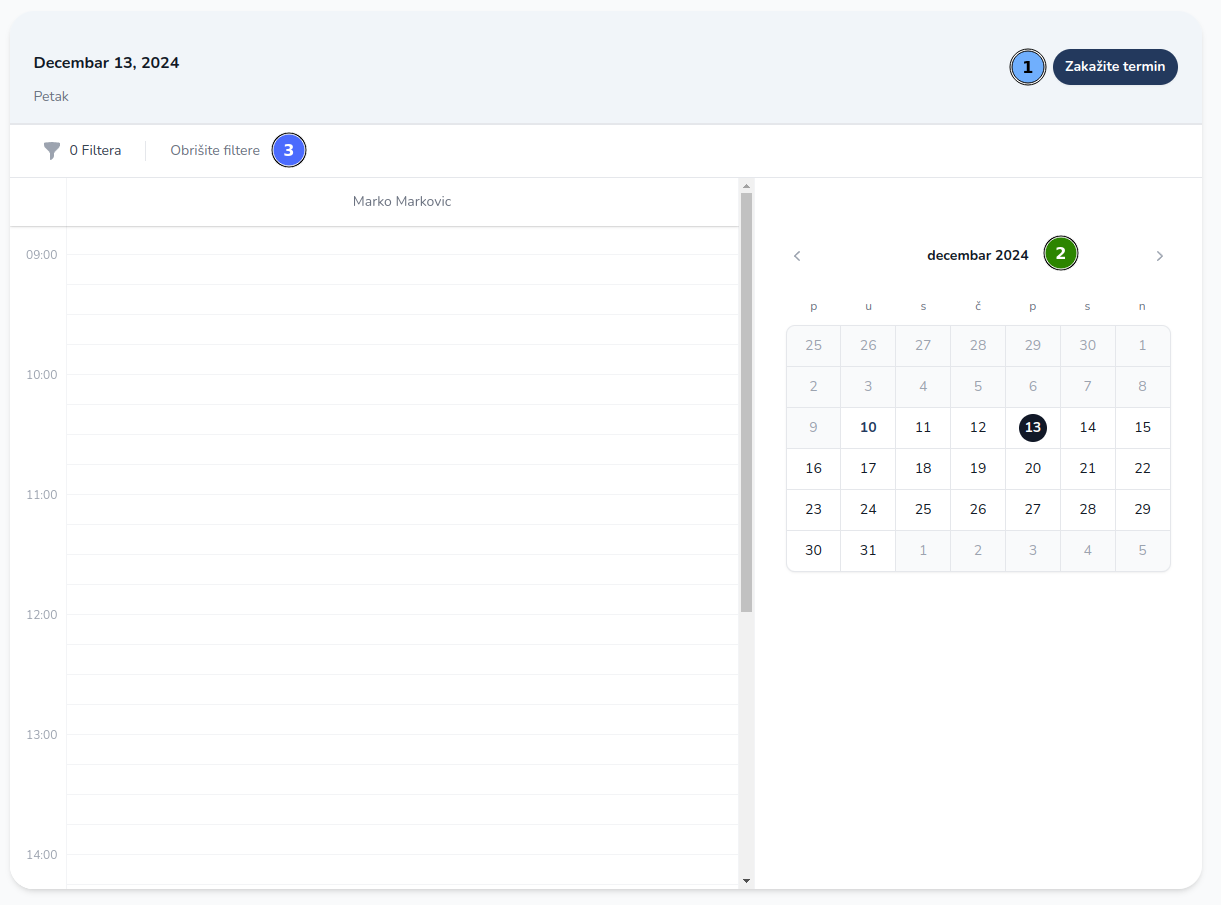 Annotation with number and color